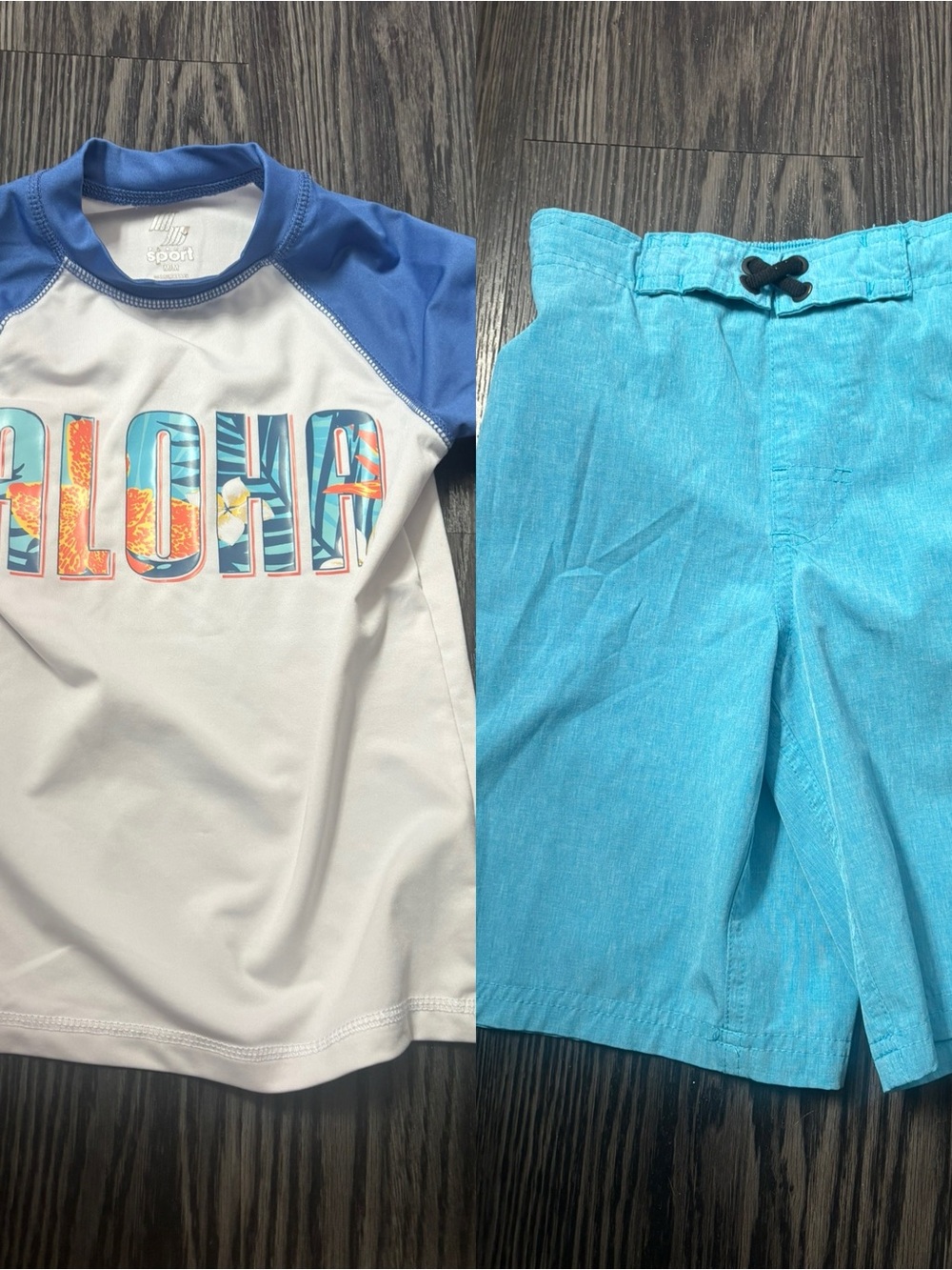 ❗️3/$15❗️Rash Guard Top and swim shorts